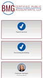 Mobile Screenshot of bmgcpas.com