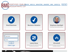 Tablet Screenshot of bmgcpas.com